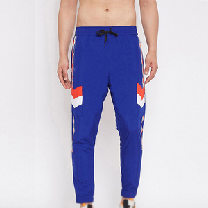 Men's Casual Fashion Trousers High Quality Jogging Trousers with <b>Elastic</b> Band New Style Solid Color <b>Lace</b> Decoration Wholesale - Product Image 1