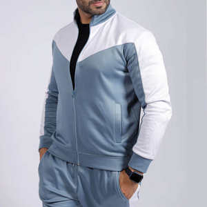 Conjunto Deportivo para Hombre de Secado Rápido, Dos Piezas de Poliéster para Gimnasio, Entrenamiento, Correr, Chaqueta y Pantalones, Venta al por Mayor, OEM/ODM Disponible - Product Image 2