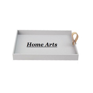 Bandeja de Servicio de Acero Inoxidable para Té y Café con Asas, Bandeja Rectangular de la Mejor Calidad para Servir Chocolates - Product Image 4