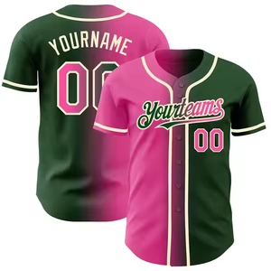 Customized Wholesale Breathable Plus Size <b>Baseball</b> Jersey High Quality Quick Dry New Design - Product Image 4