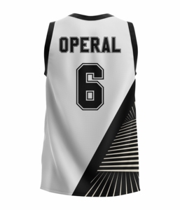 Conjunto de Uniforme Deportivo de Baloncesto Transpirable de Alta Calidad OPERAL OS-BJ-1001 al por Mayor, Personalizado con el Logotipo del Equipo y el Número, Uniforme con Transferencia Térmica - Product Image 6