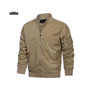 High Quality Custom <b>Men's</b> Hooded Sport Bomber <b>Jacket</b> with Stand Collar Breathable 100% Polyester for Winter High Street Style - Product Image 6