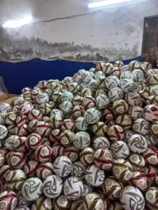 Sialkot-pelota de fútbol híbrida de espuma sintética, fabricante oficial de paquistaní, tamaño 5