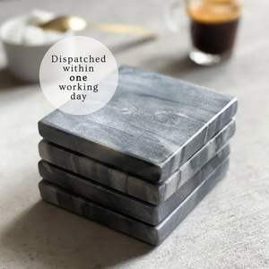 Sous-verres en pierre grise de meilleure qualité Tapis de table de style classique pour le thé, la maison et la cuisine Décoration de la maison Vente en gros - Product Image 6