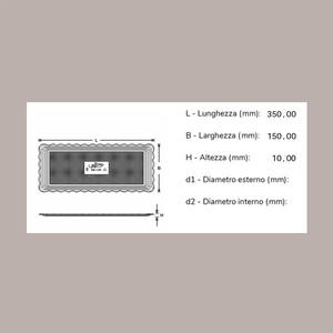 10 pièces personnalisable rectangulaire Medoro or plateau Alcas 15x35 plateaux de service en plastique rigide acrylique PP décoratif pour servir des aliments - Product Image 5