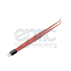 ERMC T226 Forceps Bipolar terisolasi, ujung sudut lurus anti lengket dua Pin AS instrumen bedah baja pas 2025 - Product Image 6