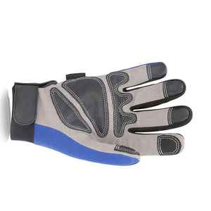 Custom logo Trending Cow Goatskin Grain Leather Mechanic <b>Gloves</b> <b>Driver</b> <b>Gloves</b> Anti-Cut Anti-Impact Functions Mechanic <b>Gloves</b> - Product Image 3