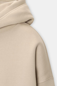 Sudadera con capucha de gran tamaño para hombre de algodón French Terry 100% con logotipo personalizado, diseño de cremallera de 400-500GSM, con hombros caídos para invierno - Product Image 6