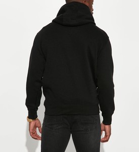 Sudaderas con capucha transpirables de algodón puro 100% para hombre, ropa de calle mezclada de algodón básico, sudaderas con capucha de diseño personalizado de Color sólido para adultos a buen precio - Product Image 3
