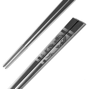 Nuevo juego de palillos de estilo chino, palillos de aleación de lujo, vajilla de Sushi, juego de palillos chinos - Product Image 3