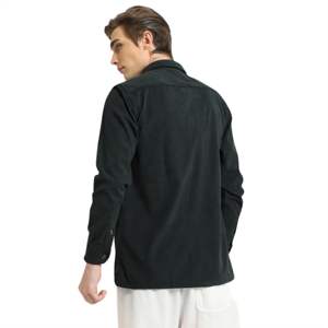 Camisa de pana para todo tipo de clima para hombre, material de felpa suave que le mantiene cómodo de otoño a primavera - Product Image 2