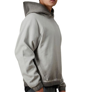 Nouvelle arrivée hiver 2025, sweat à capuche uni avec poche, style streetwear, délavage acide, vert vintage, polaire 350 g/m², unisexe, écologique - Product Image 5