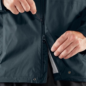 HUNT GEAR Custom Logo Lightweight Waterproof Hooded Fleece Lined Windbreaker <b>Jacket</b> for Unisex Winter Fishing 100% Polyester - Product Image 3