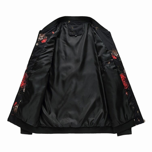 Blousons Bomber Imprimés Tendance pour Adultes – Confortables, Style Streetwear, Col Montant, Imperméables, Coupe-Vent, Écoresponsables - Product Image 3