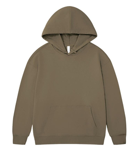 Top personalizable de alta calidad al por mayor logotipo personalizado 500gsm 100% algodón invierno Regular Fit Drop Shoulder Hoodies para hombres - Product Image 1