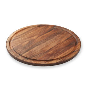 Bandeja Giratoria Rústica de Madera, Hecha a Mano, para Servir, Elegante Accesorio de Cocina para Organizar la Mesa de Comedor - Product Image 1