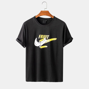 T-shirt pour homme en coton/polyester, coupe classique, poids lourd, col rond, impression personnalisée, respirant, séchage rapide - Product Image 4