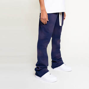 กางเกงวอร์มขาบานสำหรับผู้ชายกางเกงสเวตเตอร์ซักได้แฟชั่นฤดูใบไม้ร่วง - Product Image 2