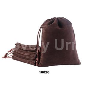 ชุดกระเป๋าสีน้ำตาลถุงกำมะหยี่พร้อมถุงใส่โกศสำหรับผู้ใหญ่ - Product Image 1