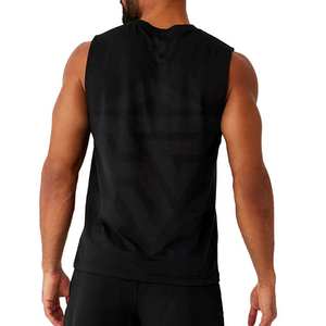 Oem Custom Drop Tank Top Gym Wear Fitness Muscle Vest Workout Bodybuilding Breathable Mens Tank Top Sublimated - Product Image 2