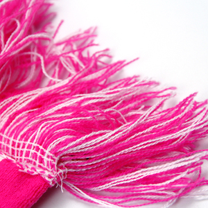 Bufanda larga de invierno ecológica de punto de lana acrílica 100%, accesorios de retención de calor teñidos de hilo sólido dibujado a mano - Product Image 3