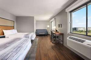 Mobiliario de Hotel AmericInn al por Mayor Armario para Habitación de Huéspedes Base de Cama Cabecero Silla Sofá Liquidación de Muebles para Dormitorio de Hotel - Product Image 5