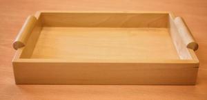 Plateau de service en bois de luxe fabriqué à la main avec blocs à découper de luxe Meena - Product Image 3