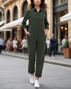 Combinaisons décontractées HISEA pour femmes, combinaison de travail pour femmes à manches longues, combinaisons amples pour femmes avec poches, hiver - Product Image 3