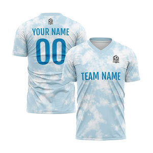 Camiseta de uniforme de fútbol para hombre personalizada OEM, camiseta sublimada de poliéster para club juvenil, camiseta de fútbol por sublimación - Product Image 6