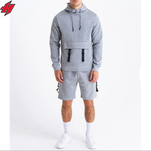 Sweats à capuche imprimés personnalisés Ensemble deux pièces court vêtements pour hommes survêtement sweats à capuche et pulls jogging ensemble de sweats à capuche - Product Image 1
