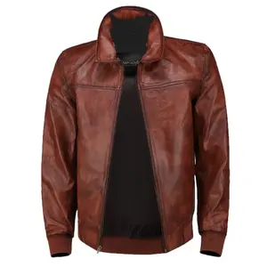 Customized <b>Men's</b> Genuine Sheep Leather Formal Winter Bomber <b>Jacket</b> Soft Thick Standing Collar Black Waterproof <b>Reversible</b> Hooded - Product Image 5