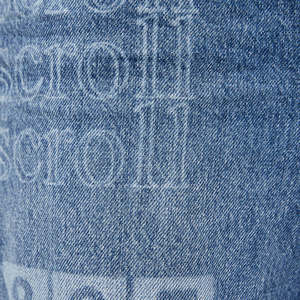 TRADE MFG Venta al por mayor Oem 100% algodón para hombre Pantalones de mezclilla de corte suelto Moda Láser Imprimir Jeans rectos Cintura media Tallas grandes Moda - Product Image 6