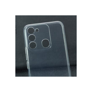 Coque en silicone transparente pour Tecno Spark 8C-SNEL, design électroplaqué super fin et antichoc - Product Image 3