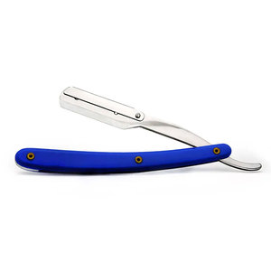 Venta al por mayor de suministros de peluquero, cuchilla de afeitar profesional de corte recto para salón de peluquería - Product Image 1