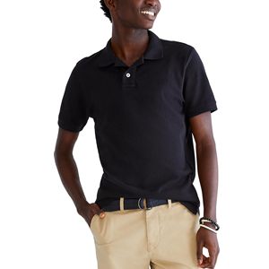 Polos de algodón 100% para hombre, estilo personalizado, informal, liso, manga corta, bordado, transpirable, patrón sólido, lona transpirable - Product Image 1