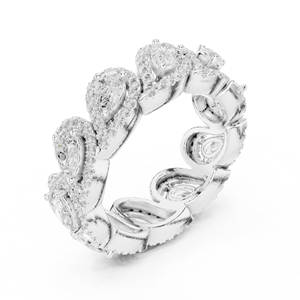 Bijou Bague en or 18 carats avec motif gravé - Product Image 4