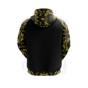 Causal Wear Customized Logo Design Black/Brown <b>Hoodie</b> Sweatshirts <b>for</b> Men's Draw <b>String</b> Hooded Long Sleeve Sublimation <b>Hoodie</b> - Product Image 3