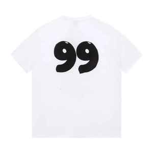 T-shirt pour homme de qualité 100% coton Col rond Manches courtes Grande taille Différentes couleurs disponibles avec logo imprimé à l'écran - Product Image 2