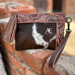 กระเป๋าถือหนังวัวมาใหม่มีสไตล์สไตล์สไตล์ตะวันตกแกะสลักมือเครื่องมือหนังพู่โบโฮผมแฟชั่นสำหรับสุภาพสตรี - Product Image 1