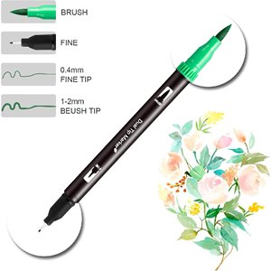 Marqueurs d'artiste 100 couleurs, stylos à double pointe, pointe fine, marqueur de <span class=keywords><strong>coloriage</strong></span>, pointe pinceau, ensemble de stylos à pointe fine, marqueurs à base d'eau <span class=keywords><strong>pour</strong></span> adultes et enfants - Product Image 4