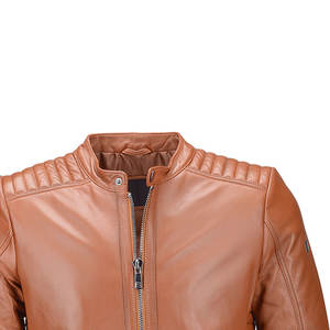 แจ็กเก็ตหนังแฟชั่นผู้ชายไม่มีลายเสื้อแจ็กเก็ตหนังแฟชั่น100% แนวสตรีทแบบเรียบง่ายมาใหม่ - Product Image 4