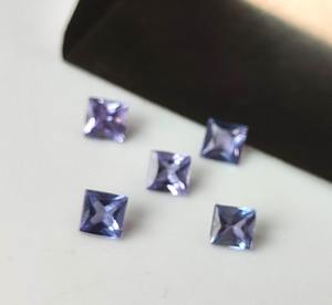 พลอยทับทิมธรรมชาติเจียระไนเหลี่ยมเพชรพลอยขนาด3มม.-4มม. สำหรับทำเครื่องประดับ - Product Image 5