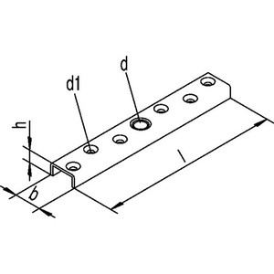 Profilé 493 - Flange 93 en acier galvanisé 400 pour ailes en bois, boîtes, enseignes murales et artisanat en bois - Product Image 3