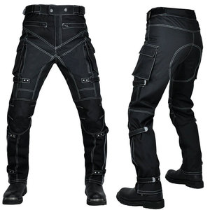 Pantalon de course de moto pour hommes imperméable, à séchage rapide et respirant avec coussinets de protection amovibles - Product Image 1