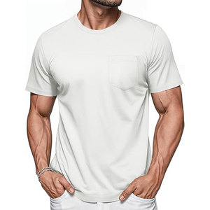 เสื้อยืดผ้าฝ้าย100% ลายเรียบสำหรับผู้ชายไซส์ใหญ่พิเศษตัวยาวสั้นโอเวอร์ไซส์ตรงจากผู้ผลิต - Product Image 3