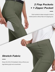 Leggings d'équitation personnalisés de haute qualité culottes d'équitation pour femmes pantalon de compression équestre taille haute Jodhpur et culottes - Product Image 4