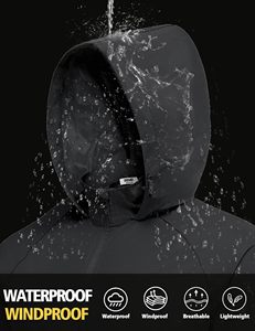 Wholesale Zipper Type 100% Polyester <b>Soft</b> <b>Shell</b> <b>Jackets</b> for Men Streetwear Outdoor NYLON/Copolyester Closure - Product Image 3