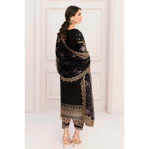Conjunto de Traje de Seda Bordado para Mujer CH11-04 Cosido - Product Image 2