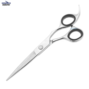 Ciseaux et cisailles de coiffure professionnels, écologiques, en acier inoxydable, 6 pouces, à décalage - Product Image 1