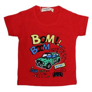 T-shirt pour nouveau-né garçon - Rouge - Product Image 1